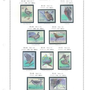 特殊鳥類シリーズ/全5集/10枚セット/1983~84年/専用ファイル収納/全品NH/高品質!極上美品!カタ価1,300円/№16