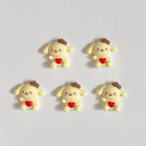 ポムポムプリンデコパーツ 5個セット