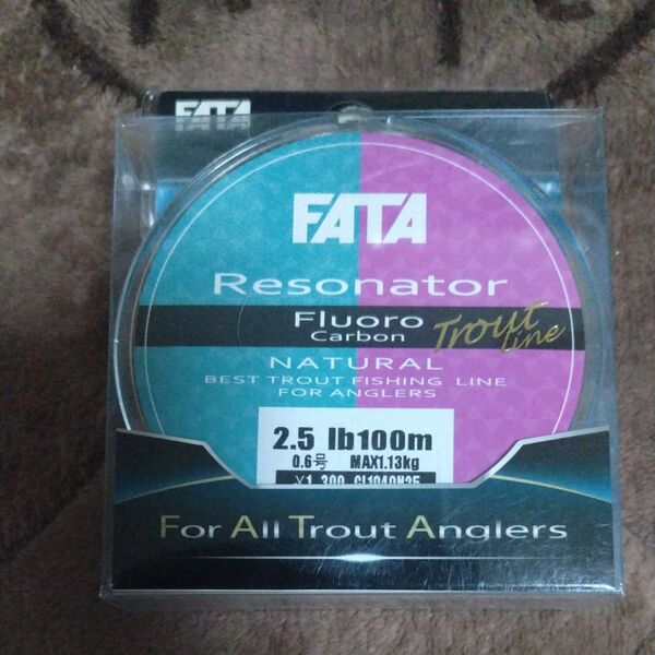 ゴーセン GOSEN FATA Resonator FC レゾネーター 2.5lb フロロカーボン エリアトラウト