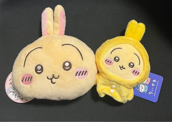 ちいかわ うさぎ ぬいぐるみパスケース ポーチ 指先パペット