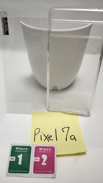 新商品!Pixel7aクリアケース(保護ガラス+398円)