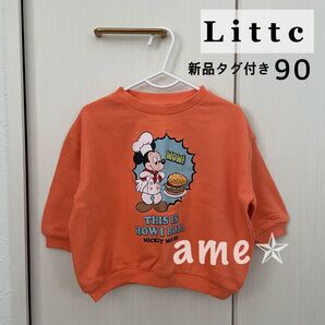 新品 ◎ Disney LITTC ミッキー トレーナー レトロミッキー シェフ