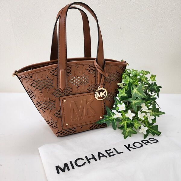 【新品】 Michael Kors ハンドバッグ 肩掛け バッグ 2way ブラウン レディース マイケル・コース