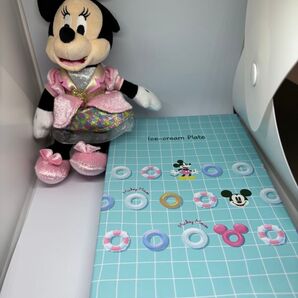ミニー ぬいぐるみ ディズニー ミッキー アイスクリーム プレート セット売り