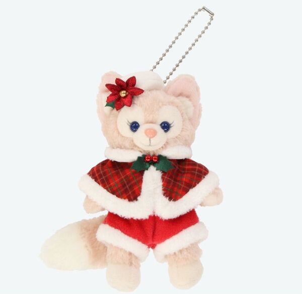 ディズニーシー ディズニー ぬいぐるみバッジ ぬいぐるみチャーム リーナベル クリスマス 2024 ダンシングスノーフレークス