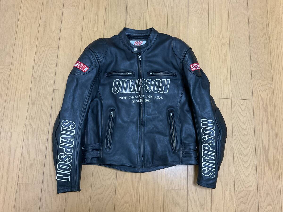 シンプソン SIMPSON シングル ライダース ジャケット レーシング