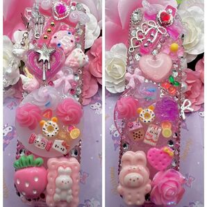 iQOSカバー チャーム付き★ピンク