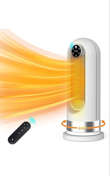 セラミックヒーター2024冬新登場・人感センサー付き・節電対策