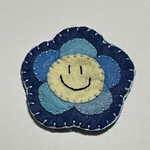 スマイルフラワー 部活 お守り フェルト