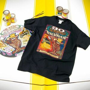 送料込み Sサイズ MOONEYES Hiro Wildman Ishii 30th Anniversary Tシャツ ムーンアイズ ブラック 記念 黒 車 バイク がお好きな方にぜひ