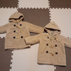 スキップランド ダッフルコート 双子 サイズ90