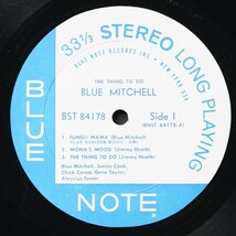 【米オリジナル】BLUE MITCHELL NYラベル RVG刻印 THE THING TO DO ブルーミッチェル BLUE NOTE CHICK COREA_画像3