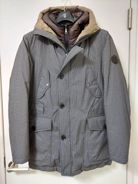 【値下げ中】adhoc アドホックTHE BOLD PARKA フーテッドダウンコート S (M程度)ダウンコート未使用タグあり