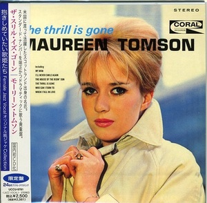 MAUREEN TOMSON / 紙ジャケ the thrill is gone モーリーン・トムソン