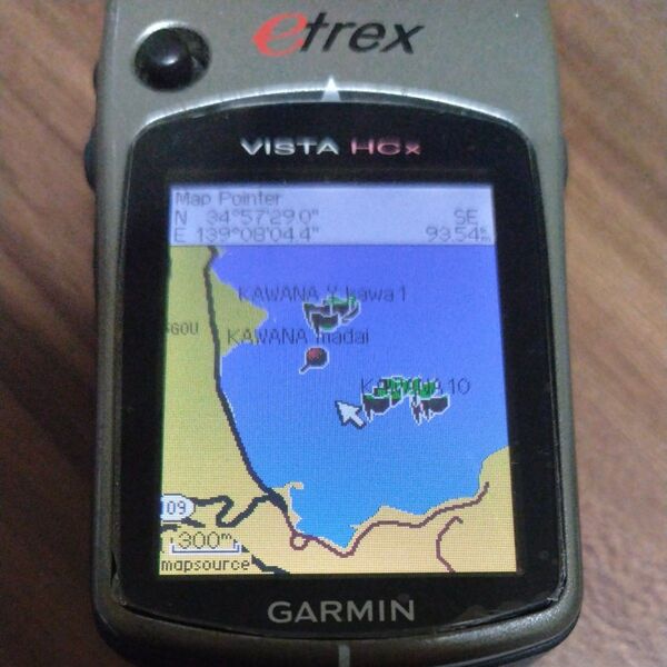 etrex vista HCx 英語版(伊豆ボート釣りポイント付)