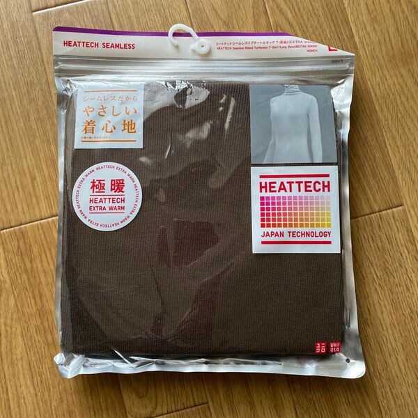 ユニクロ ヒートテック シームレスリブタートルネック T(長袖) EXTRA WARM レディース Lサイズ 極暖