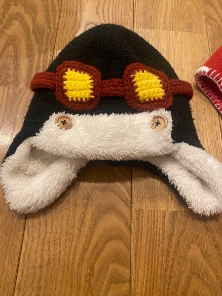 訳ありパズー風パイロットニット帽48〜50㎝