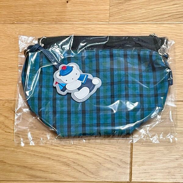【新品タグ付】familiar ポシェット ◆グリーン ★完売