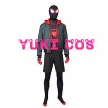 スパイダーマン: スパイダーバース マイルス・モラレス コスプレ　Into the Spider-Verse Miles Morales コスプレ衣装_画像2