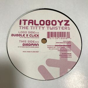 Italoboyz / The Titty Twister EP - Einmaleins Musik . Click クリック