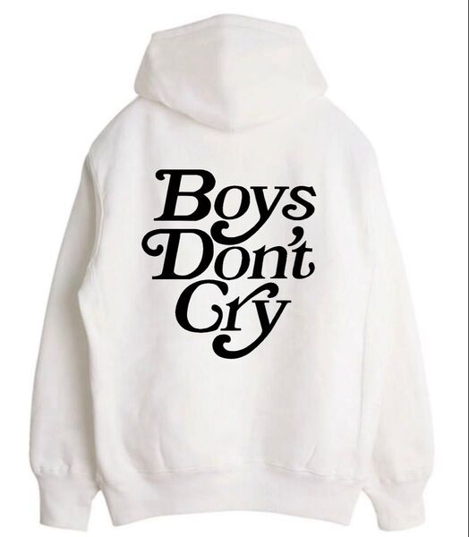 Boys Don't Cry ボーイズ・ドント・クライ プルオーバーパーカー/白