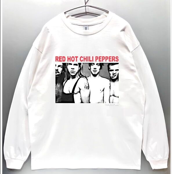 新品未使用レッドホットチリペッパーズ レッチリロンT長袖T キムタク着用デザイン長袖Tシャツ
