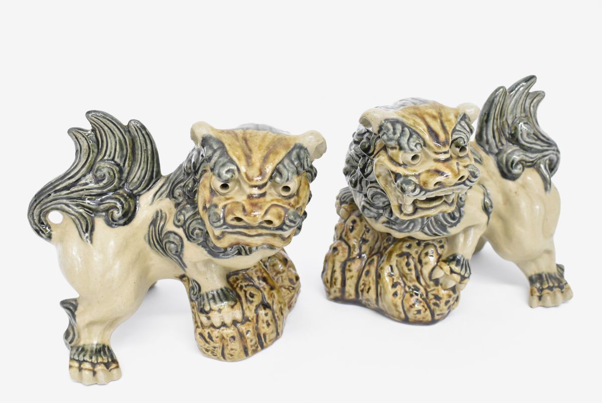 Yahoo!オークション -「獅子 置物」(その他) (陶磁一般)の落札 Yahoo!オークション -「獅子 置物」(その他) (陶磁一般)の落札