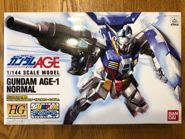 【ガンプラEXPO限定】ガンプラ HG ガンダム AGE-1 ノーマル フルカラーメッキVer.