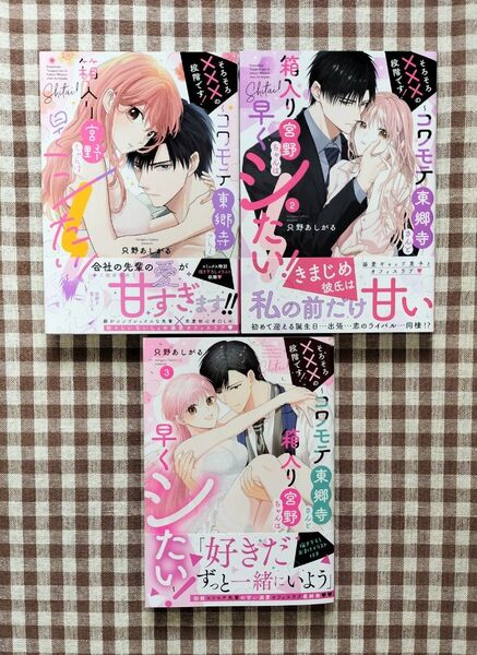 『そろそろ×××の段階です! ~コワモテ東郷寺さんと箱入り宮野ちゃんは早くシたい! 1~3(完)』只野あしがる