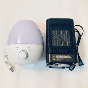 動作確認済み セラミックヒーター 加湿器 セット売り ファンヒーター