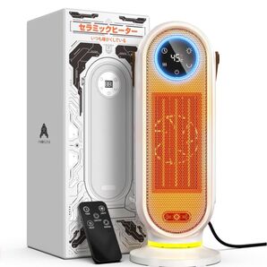 新品 未使用 セラミックヒーター 新型 大面積速暖 安全設定 タイマーリモコン付 2024冬新型 ファンヒーター 首振り