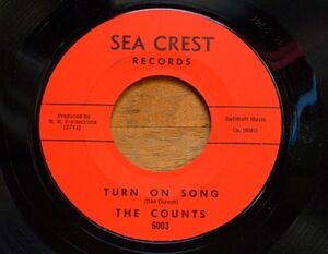 Soul R&B 45 ★★ THE COUNTS - TURN ON SONG / ENCHANTED SEA（SEA CREST）★★ TITTYSHAKER / ファンク 7” シングル盤