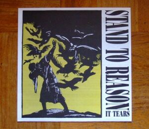 STAND TO REASON - IT TEARS 7” EP（CONVICTION）限定 イエロー カラー盤 ★★ SxE HARDCORE / HC / ハードコア パンク