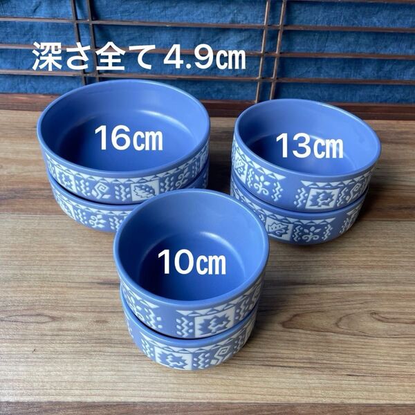 48)6個セット 蓋なし KOIKI AN ×UTSUWA工房 レンジパック 密閉容器 陶器 10㎝ 13㎝ 16㎝ 小鉢 和食器