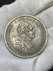 Ωアメリカ 1804年 アレクサンダー・ハミルトン 検）古銭硬貨貨幣銀貨系 レア記念 メダル 復刻レプリカコイン オメガ よ4