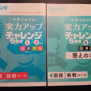 チャレンジ6年生 実力アップ 4〜8月