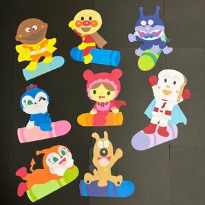 壁画261 壁画 アンパンマン 壁面飾り 誕生日 アンパンマン壁面飾り