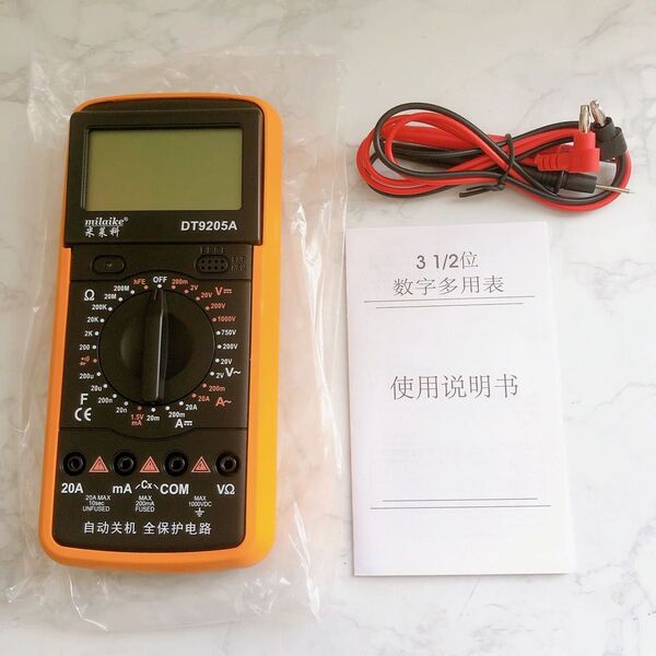 デジタルユニバーサルメーター DT9205A