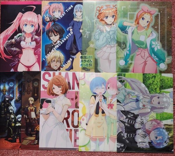 アニメ A4クリアファイル 9枚まとめ売り