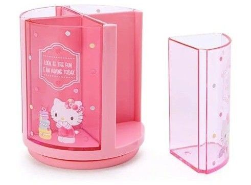 新品 未開封 正規品 サンリオ ハローキティ まわるペンスタンド ペン立て ペン収納 取り外し可能 HELLOKITTY ピンク