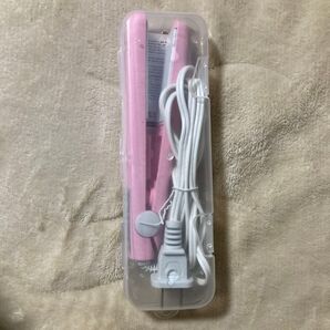 ヘアーアイロン ミニ ピンク