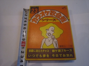 昭和　レア　カセット　カラオケ歌合戦 VT-23　夜霧に消えたチャコ　柳ケ瀬ブルース　いつでも夢を　今日でお別れ　レトロ アンティーク
