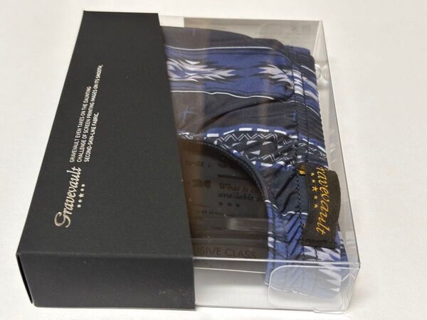 グレイブボールト(gravevault)メンズ Tバック NATIVE Color: ブルー Size: Lサイズ