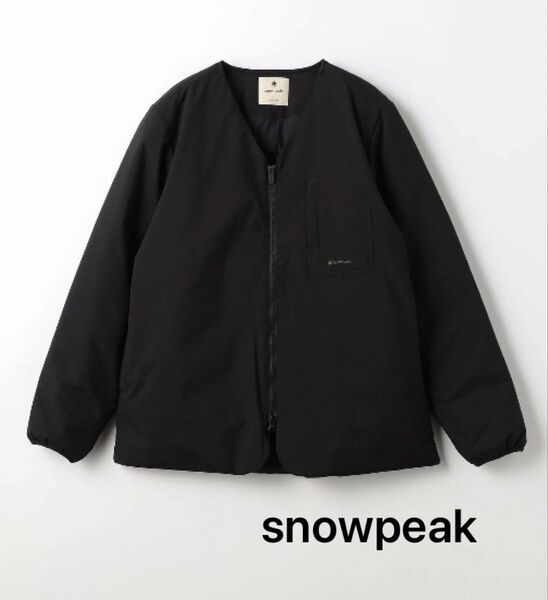 新品タグ付 別注 Snow Peak GLR Insulated カーディガン 撥水