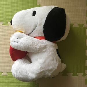 ☆美品・紙タグ付☆Lovely スヌーピー　Bigぬいぐるみ アミューズメント SNOOPY ゆるキャラ