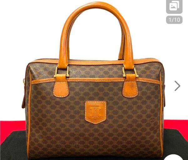 美品!CELINE(セリーヌ) マカダム ハンドバッグ