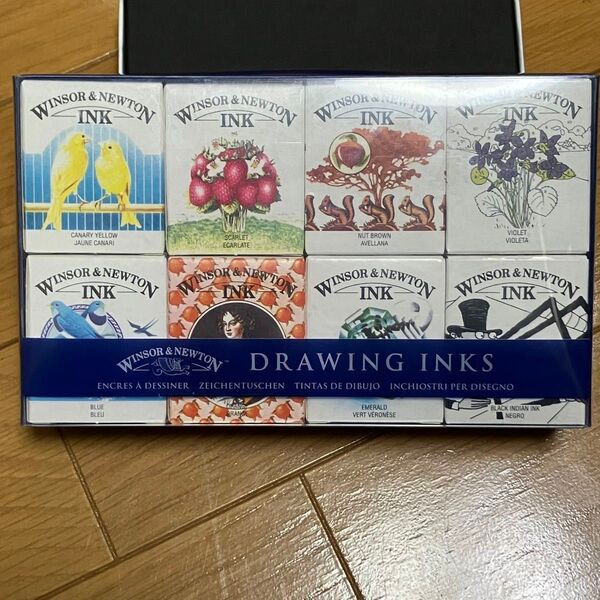 Winsor&Newton ドローイングインク 8色 ウィンザー&ニュートン
