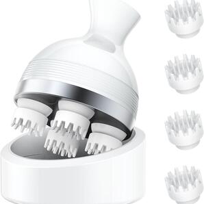 電動頭皮ブラシ ヘッドスパ 頭皮ケア 乾湿両用 3D振動 頭皮ブラシ 乾湿両用