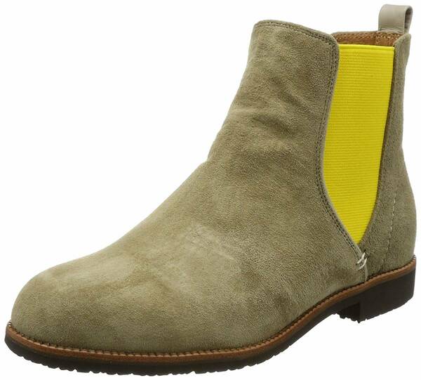 レディース ショートブーツ 新品 ハッシュパピー/Hush Puppies 定価20520円 サイドゴア 日本製 23cmEE ベージュ L-4013TOU23/T4110