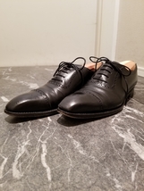 MEERMIN メルミン◆メンズ◆27.5cm~28.0cm◆ストレートチップ◆黒 ブラック◆革靴◆ドレスシューズ ビジネスシューズ◆中古_画像1